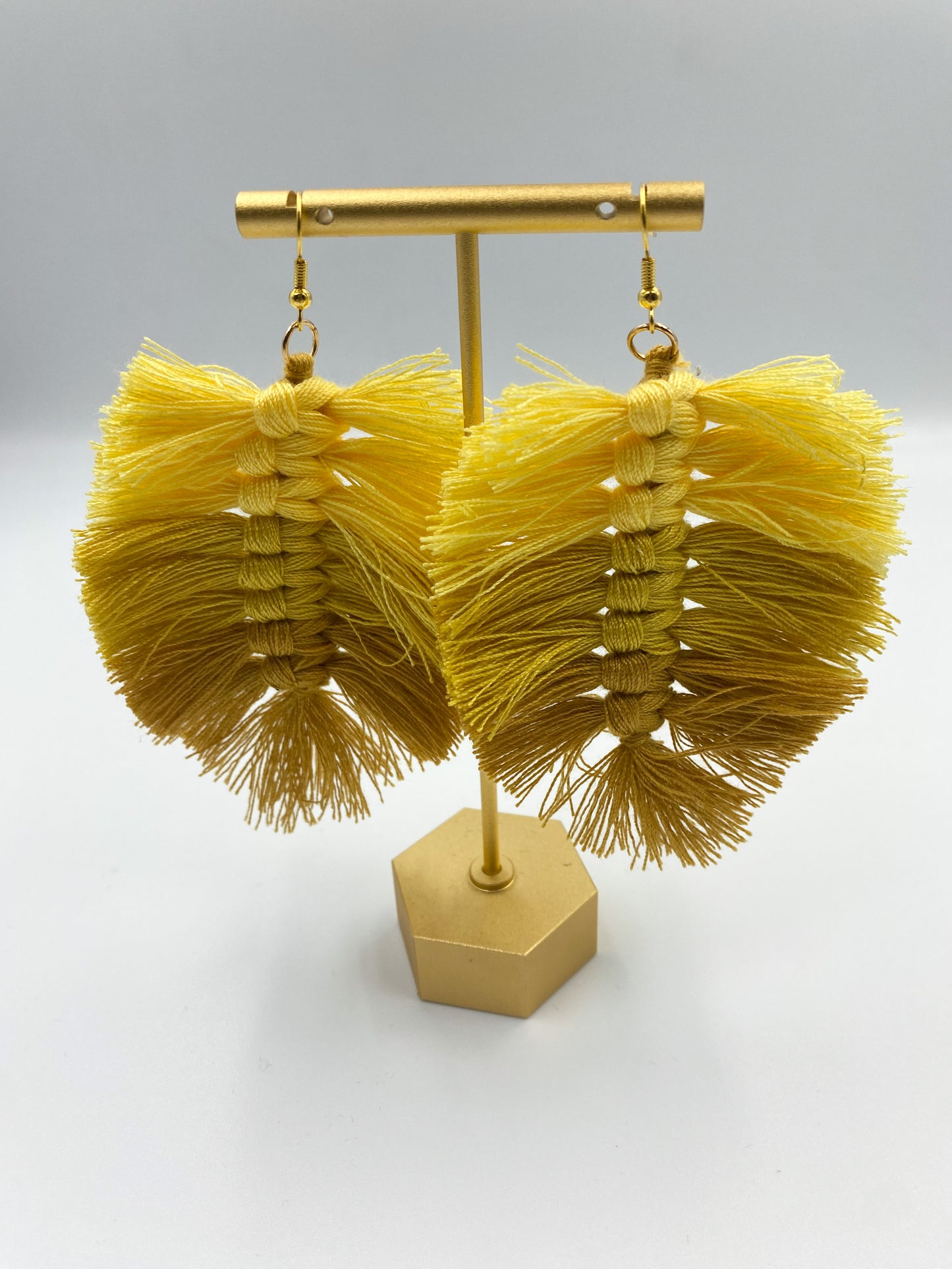 Yellow Fabric Dangles